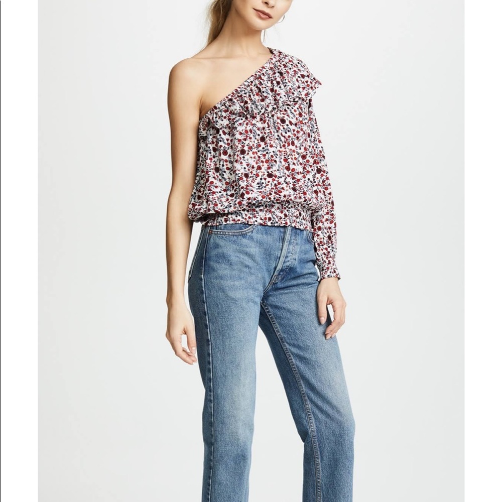 Brand new BB Dakota Jack Varda one shoulder blouse - Picture 2 of 6